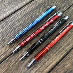 Металеві ручки з гравіюванням