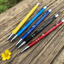 Металеві ручки з гравіюванням "Квіти"