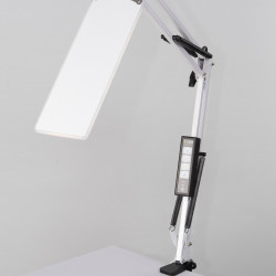 Настільна світлодіодна лампа з сенсорним керуванням та функцією роботи від повербанку X-LED, 20 Вт, біла
