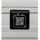 Металева табличка з QR-кодом, табличка для оплати